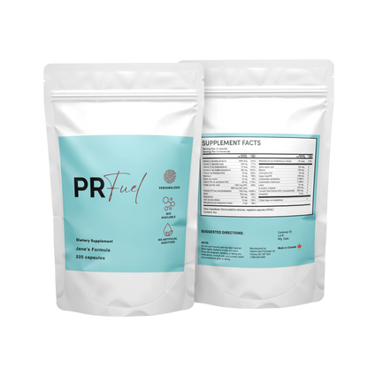 PR Fuel Lab Based Personalized Daily Nutrition Supplements.